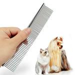 Pets Empire Professional Stainless Steel Metal Dog Pet Cat grooming Comb Rake Brush Tool, 16.5cm