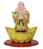 Ppj Solid Plastic Fengshui Solar Buddha Waving Hands Ge Sp 1189
