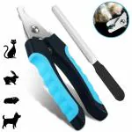 THE DDS STORE Dog Cat Nails Clippers Dog Claw Clippers for Large to Small Breeds with Free Nail File, Professional Cat Nail Clippers with Safety Guard to Avoid Over Cutting Suitable for Puppy