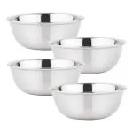 Prabha High Quality Vinod Stainless Steel Bowl, Katori, Vati, Set Of 4 Pcs