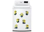 Divinedesigns Multicolor Vinyl Minions Chatting Washing Machine Sticker - 22 X 33 Inch