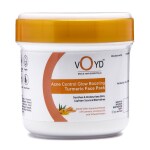 VOYD Turmeric Face Pack - Natural Glow & Radiance Boost | Deep Cleansing & Brightening Face Pack for Clear & Glowing Skin | Oil Control | Suitable for All Skin Types | For Men & Women | Free from Silicone & Mineral Oil | 300g