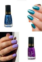 Temper New Unique Color Rich Paint HD Shine Pastel Color Combo Set Blue, Purple (Pack of 2)