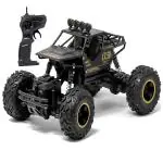 THE RED BABY 1:16 Scale Remote Control Plastic Racing Car, Rock Crawler 4 Wheel Drive Metal Alloy Body Remote Control Rock Climber High Speed Monster Car