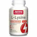 Jarrow Formulas L-Lysine, 500 mg, 100 Capsules (50 mg)
