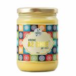 Triveni Organics 100% Authentic A2 Gir Cow Desi Ghee (500ml) | Ancient Vedic Bilona Churning | Indian Desi Cow A2 Ghee | Improves Boost Immunity, Rich in Vitamins, etc | Lab certified - 500ml