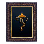 Hawai Ganesha Ganpati Wall Hanging Home Décor Designer Photo Frame SFDI522_BLKFRM