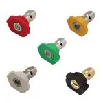 Starq Metal 1/4 Inch Multidegree Nozzle Set For Quick release adapter (Set of 5)