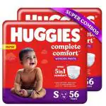 Huggies Wonder Pants Small Pant Style Diapers - 56 Pieces - (Pack of 2)