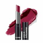 FLiCKA Wear Me Everywhere Creamy Matte Lipstick, 3.5 GM , Colour - Maroon for Womens and Girls