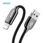 Buy Bwoo BO-X131L iPhone Lightning Cable - 1m Black Nylon Braided ...