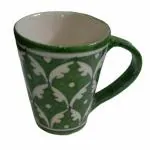 CRAFT PARK Blue Pottery Handmade Coffee&Tea Mug/Cup (250 ml)(MUG-CPM15)