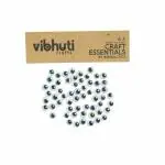 VibhutiCrafts Googly Eyes - Pack of 100, 6mm - Wiggle Eyes for DIY Projects Fun and Expressive Craft Supplies