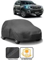 CARNEST Car Cover For Mahindra Scorpio N (Without Mirror Pockets) (Grey)