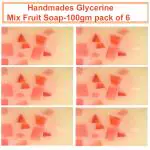 BADA HAIR Mix Fruit Soap Natural Herbal Handmade Bar with Essential Oils For All Skin Types | Organic Glycerin Soap For Men and Women