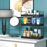 appeasy 3-Tier Multipurpose Kitchen/Bathroom Countertop Storage Standing Rack Shelf Organiser- Black