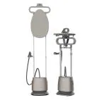 Rossmann Garment Steamer Dual-Pro 2180W High-Pressure Dry Steam & 600W Heated Ceramic Sole Plate & Ironing Board, Brown