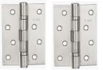 AKS Stainless Steel Double Ball Bearing Door Hinge Length 4 inch Width 2.5 inch Thickness 2.5 mm Finish Satin SS Pack Of 2 Piece
