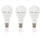Philips Inverter Bulb 12-12-9 Watt Combo Rechargeable Emergency Led Bulb For Home, Cool Daylight, Base B22 (Pack Of 3)