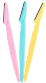OPTRA-Jmk Eyebrow Razor Facial Hair Remover Trimmer Eye Brow Shaver Makeup Knife Face Care Removal (Set Of 3)