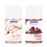 Airance Room Freshener Spray Refills- 250 ml (Pack of 2, Baby Powder and Fresh Rose)