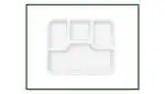 EkoPak 4 CP Meal Tray 25Pcs