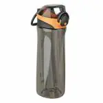 ABSTRACT Sports Sipper Water Bottle 700 ML Lid Leakproof, BPA Free For Kids & Adults, (Black)