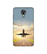Casotec Airplane Design Printed Silicon Soft TPU Back Case Cover for Micromax Canvas Xpress 2 E313