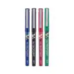 Pilot Hi-Tecpoint V7 Fine Point Liquid Ink Pen | Tip Size - 0.7 MM | Unique Dimple Tip Technology | Ink Colour - 7 Blue, 1 Black, 1 Red and 1 Green | Pack of 10