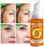 KURAIY VITAMIN C Purifying Foaming Cleanser Gel Acne Remover Oil Control Face Wash For Oily Sensitive Skin