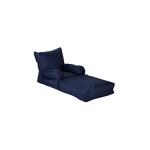 CADDYFULL XXXL Foldable Lounger Bean Bag Without Beans (Navy Blue)