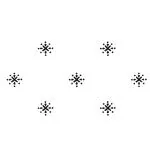 Comet Busters Black Bindi For Women