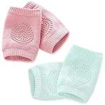 MAPPERZ 2 Pair Baby Knee and Elbow pad,Baby Crawling Elbow pad,Baby Kneecap(Multi Color) (2 pair)