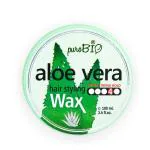 Purobio Aloe vera Hair styling wax Get Extra Strong Hold|Glossy finish|Hair Wax For Man (100 ml)