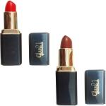 Glam21 Multicolor 2 Blood Red Matte Lipstick, 2 Wine N Dine Matte Lipstick Blood Red, Wine N Dine, 3.8 G (Set Of 2)