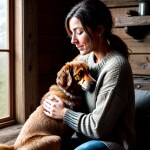 Love Creation 12x18 Size poster print for creative wall art- rustic-pup-love-7716(Non Sticker)