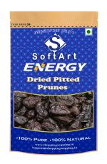 Soft Art Energy Dry Pitted Prunes Vaccum Pack 250 Grams