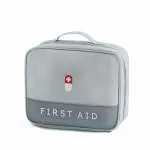 Handcuffs First Aid Bag Empty Emergency Treatment Medicine Bags Survival Pouch for Home Office Travel Camping Sport & Backpacking (Grey)