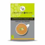 Granules n Beans Lemongrass Ginger Chai Instant Tea Premix - (10 Sachet x 14g = 140g)