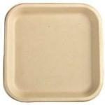Amit Marketing Beige Paper Disposable Plates, 7 Inch (Set Of 25)