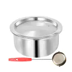 SHINI LIFESTYLE Aluminium Bhagona, Bhagona, Milk Pot 5L with Water Dispenser Ladle, dolu, doya