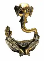 athizay lord ganpati idol pure brass 14.5 CM antique finish
