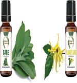 botanic garden Combo of Sage & Ylang Ylang Essential Oils-10ml each (20 ml)