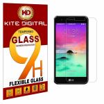 Kite Digital LG K10 (2017 & 2018) Premium Tempered Glass Screen Protector Slim 9H Hardness 2.5D