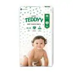 Teddyy Easy Medium (M) Size - 50 diapers| Pack of 1 |(7-12 kgs)Baby Diaper Pants Upto 10hrs Protection, Anti bacterial, Anti Rash