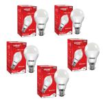 Eveready 7 Watt Round B22D LED Bulb of White Cool Daylight Pack of 5
