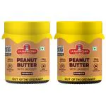 LA Americana Natural High Protein Crunchy Peanut Butter with Jaggery 700g (350g*2)