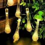 Homeleven Water Drop Gel Led String Light Crystal Water Drop Fairy Lights, Decoration Lighting for Diwali ,Home, Garden, Christmas
