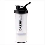 Trueware Ultra Power (3 in 1) Plastic Gym Shaker 600 ML