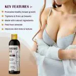 NYALKARAN Breast Fit Oil | Herbal Massage Oil | 100% Naturally Active Ingredients | Big Boobs Oil | Women Chest Oil | Women Nipple Massage Oil | Organic Herbal Firming Breast Oil | Ayur-herb bosom blend | Improve Skin Tone & Texture (Pack Of 1 ,100ML)